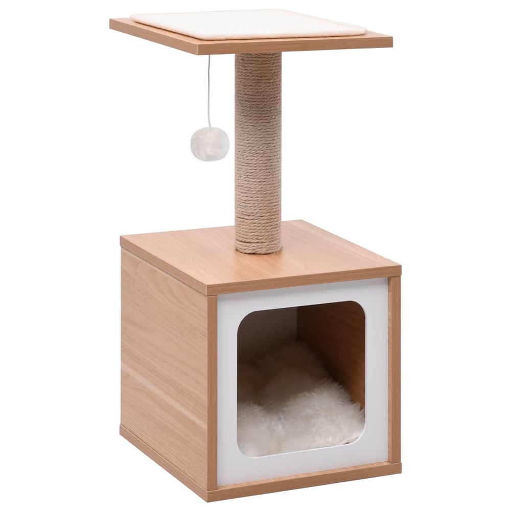 vidaxl cat box with resting perch