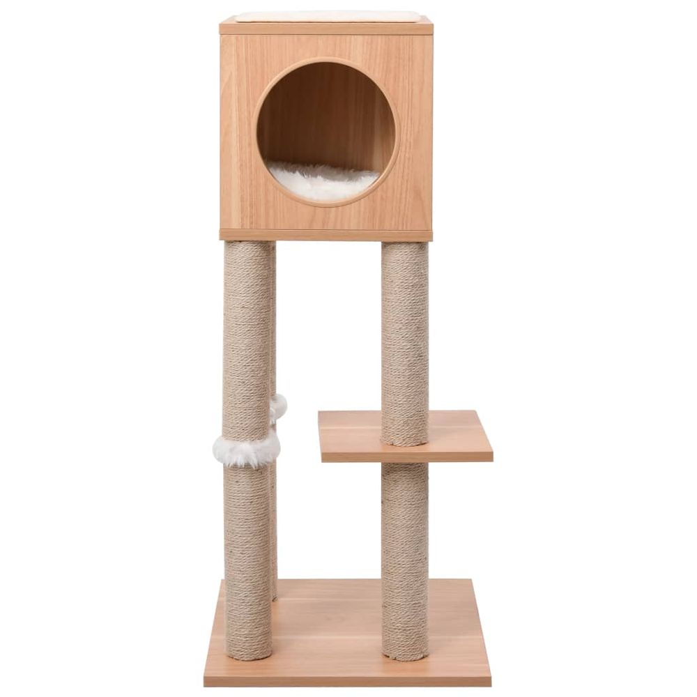 vidaxl cat tree top box scratch mat