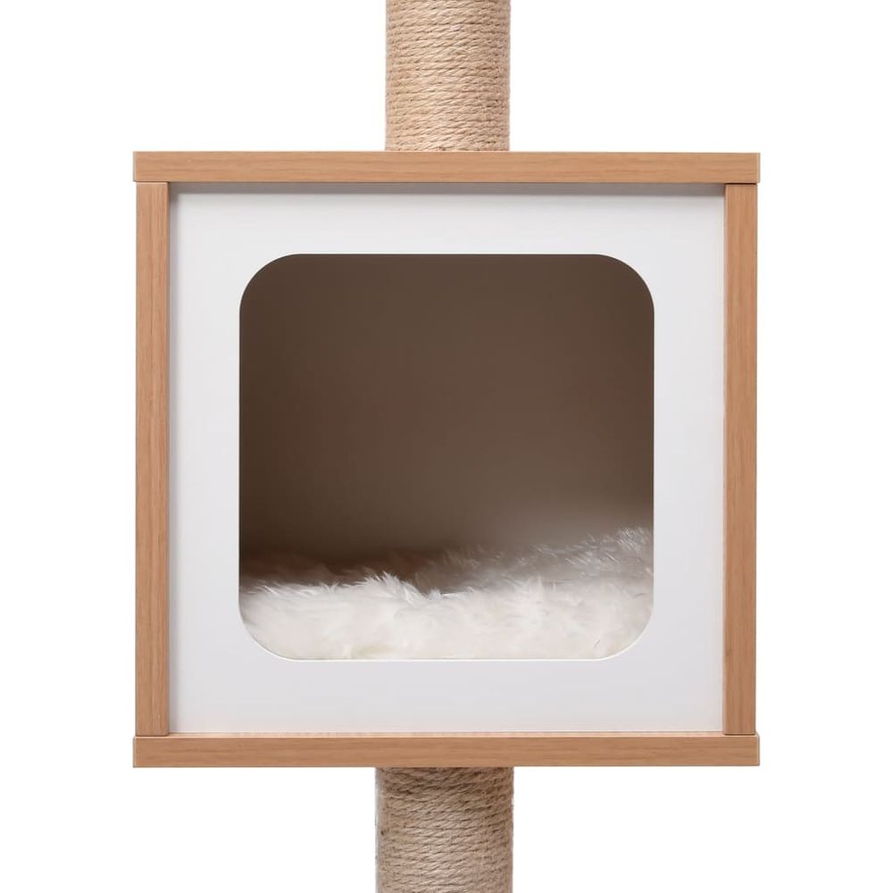 vidaxl cat Tree mid box scratch mat