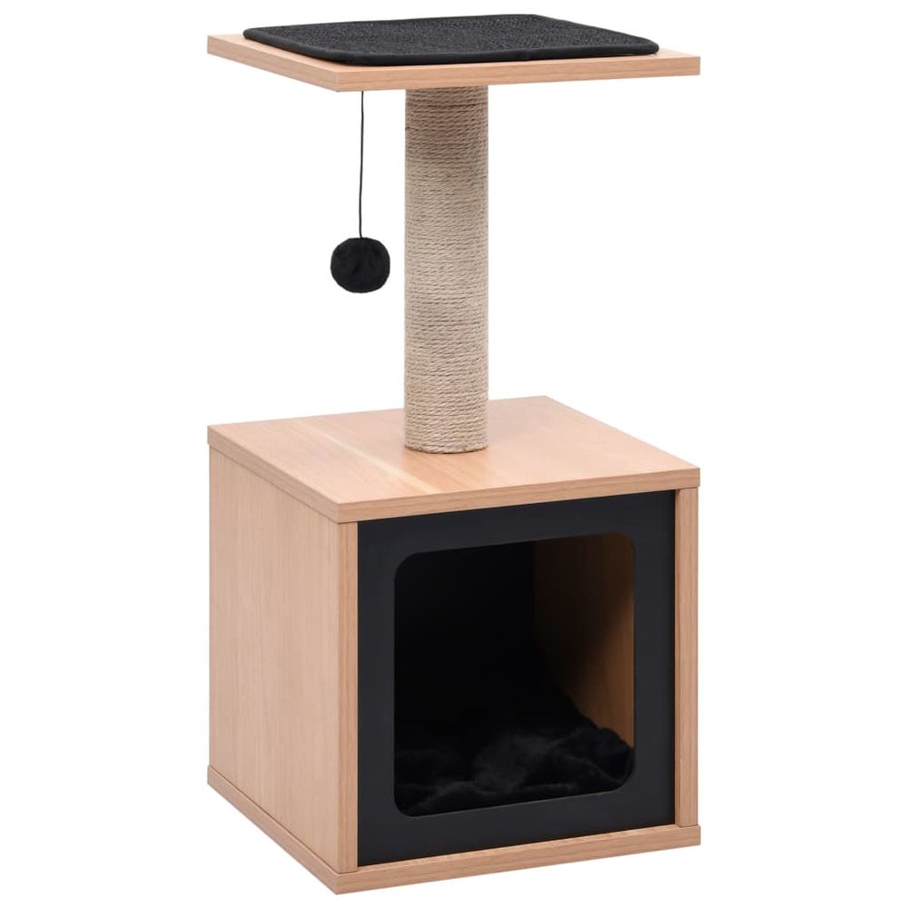 vidaxl cat box with resting perch