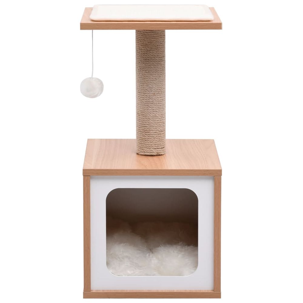 vidaxl cat box with resting perch