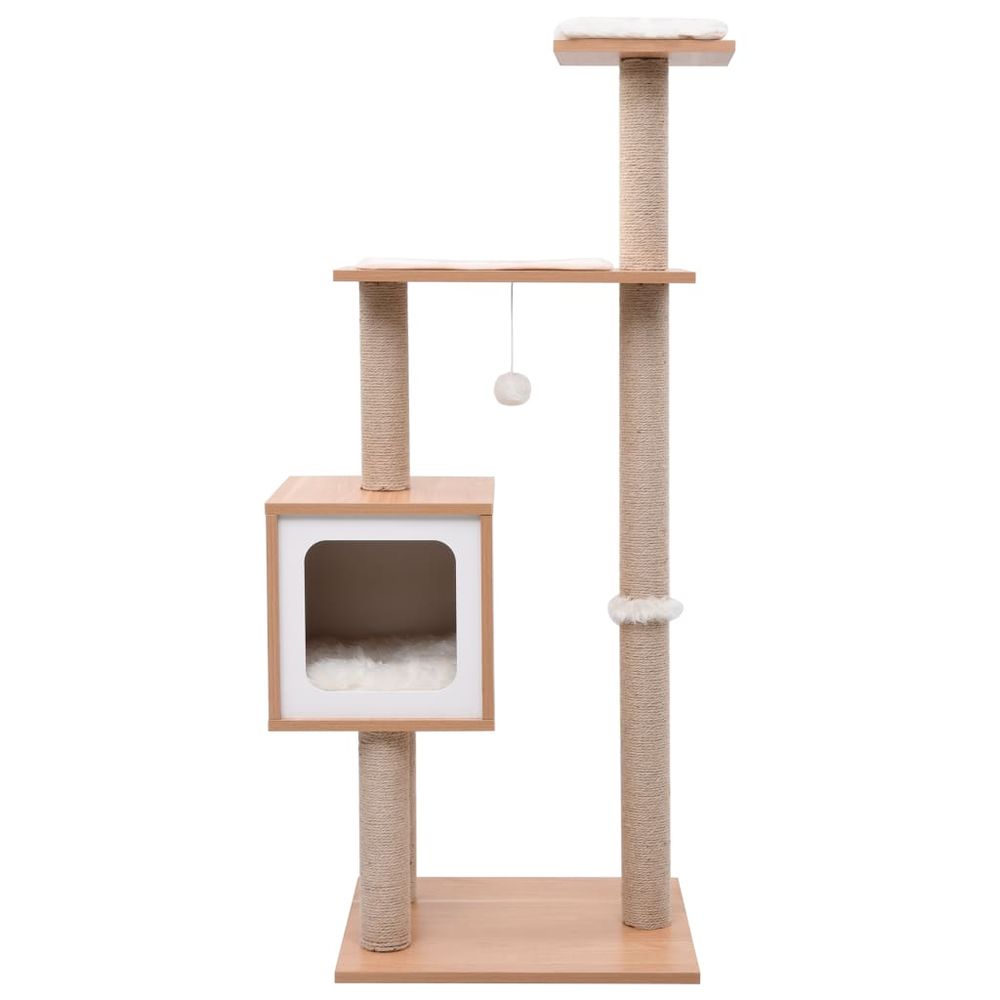 vidaxl cat Tree mid box scratch mat