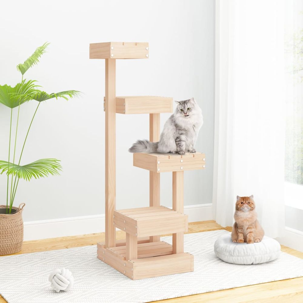Solid Pine Cat Tree