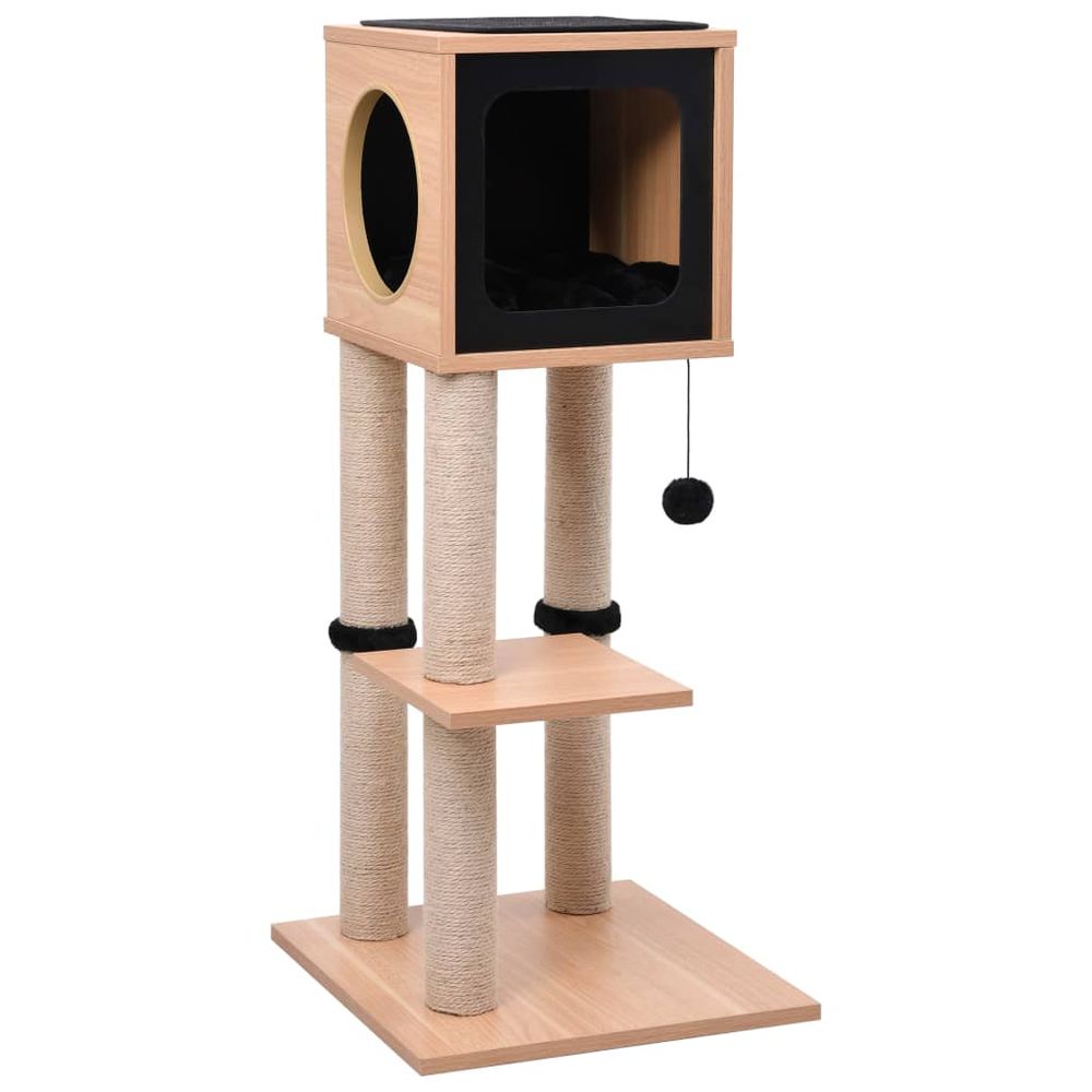vidaxl cat tree top box scratch mat
