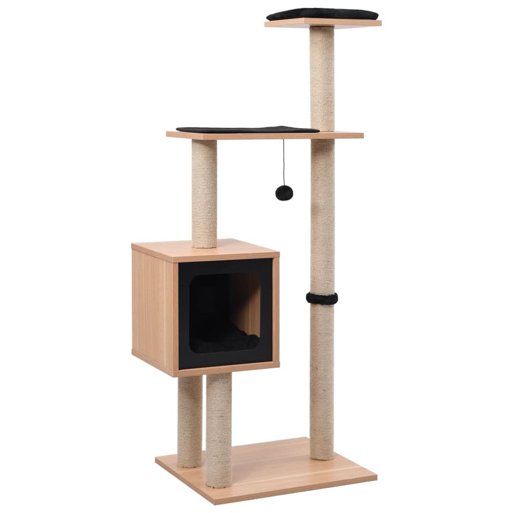 vidaxl cat Tree mid box scratch mat