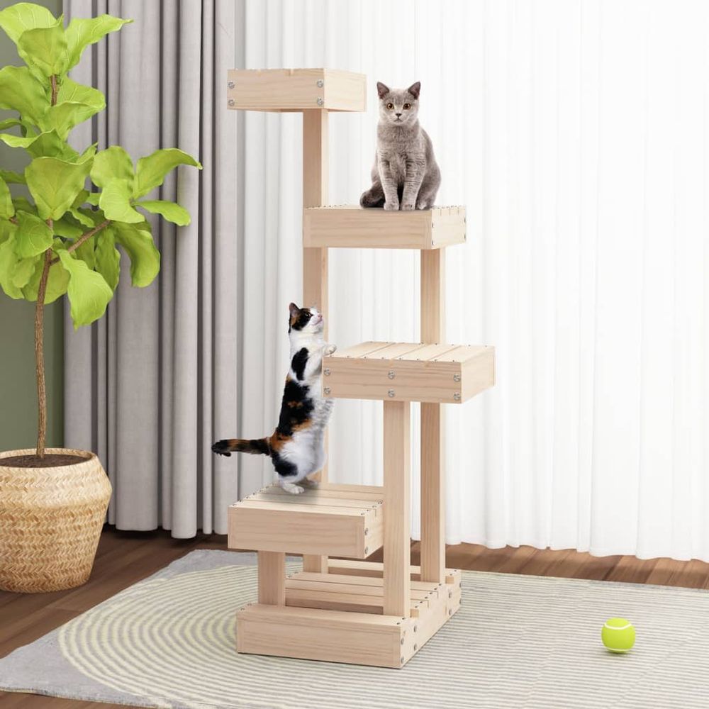 Solid Pine Cat Tree