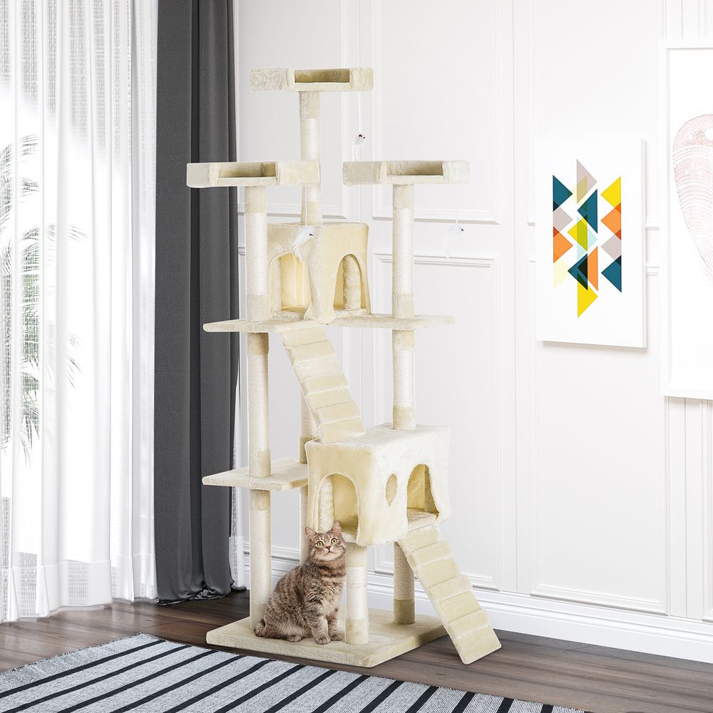 Multi Cat Tree Large - Beige