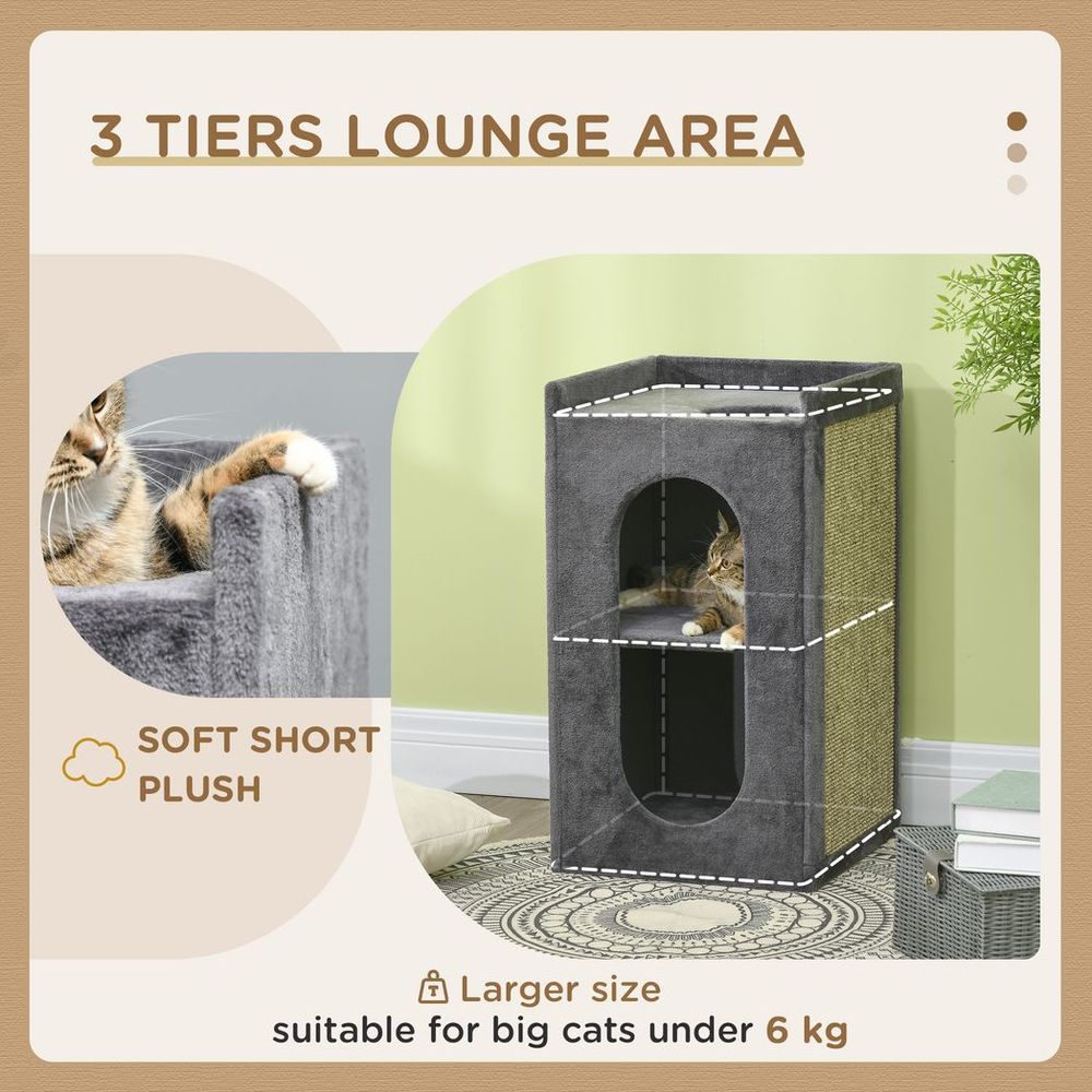 Two Door Cat Scratching Box