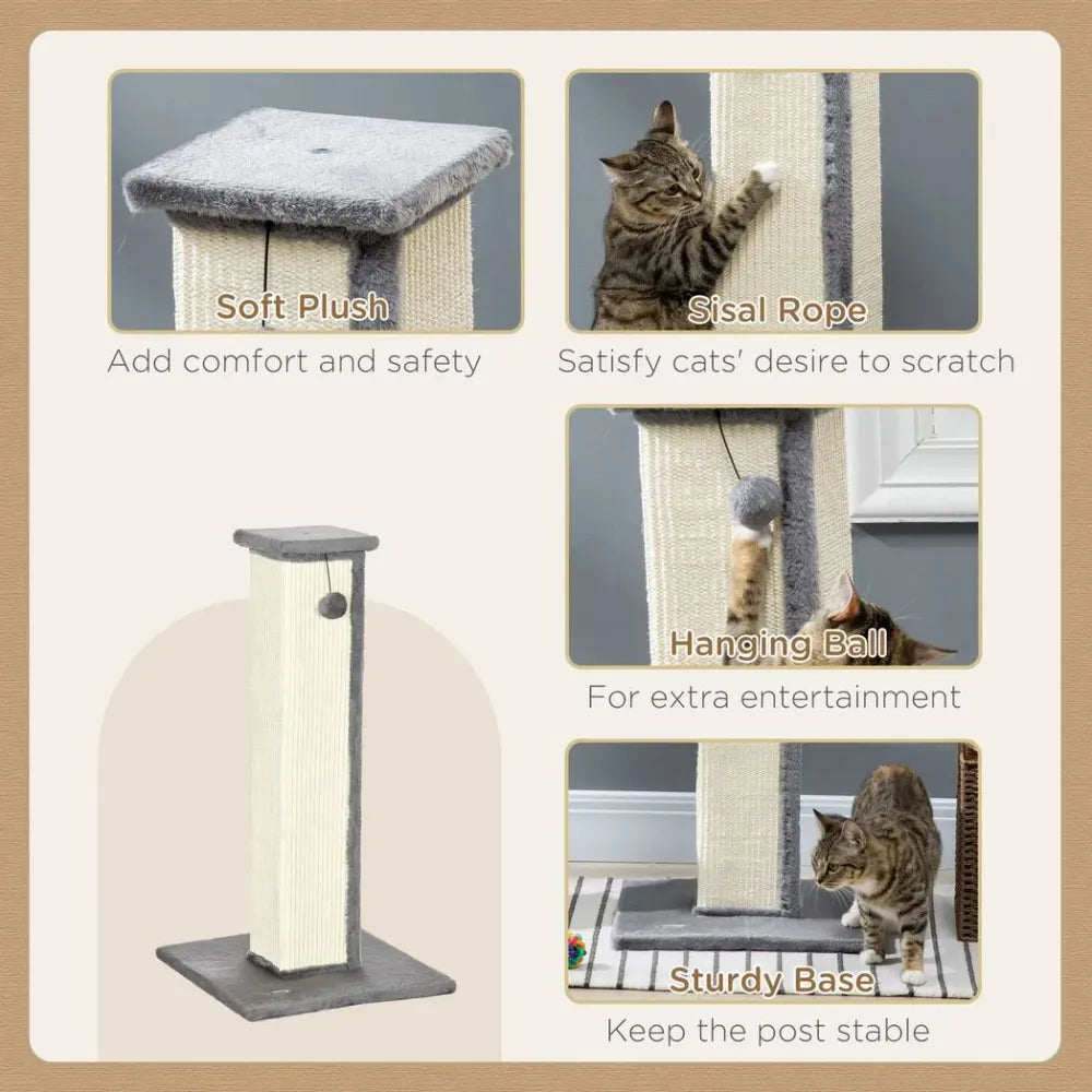 Cat Scratching Post Natural Rope