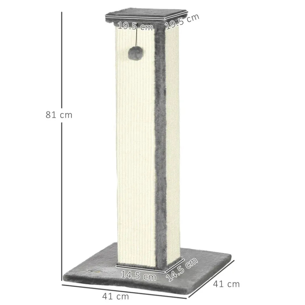 Cat Scratching Post Natural Rope