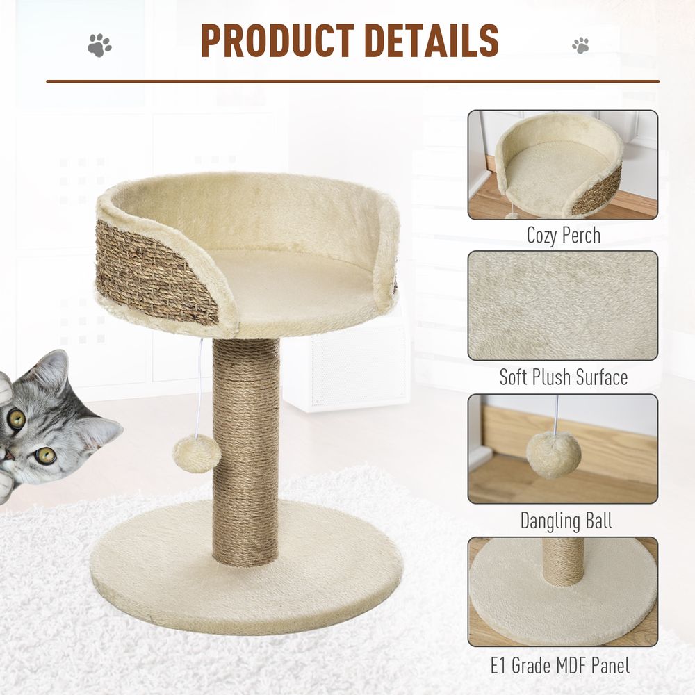 Benefits of cat bet with scratching post and dangling ball