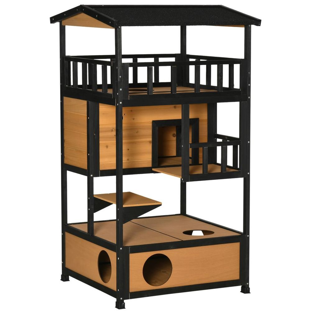 Covered Outdoor Cat House