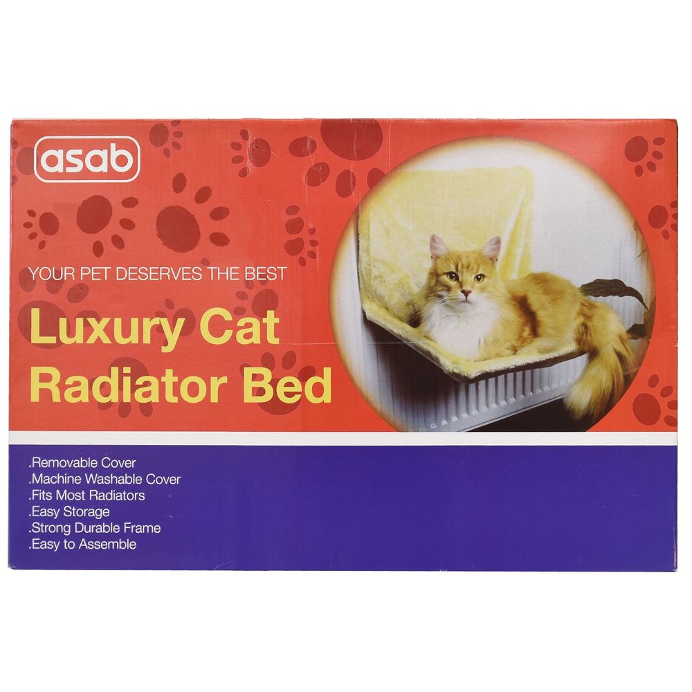 Cat Radiator Bed White