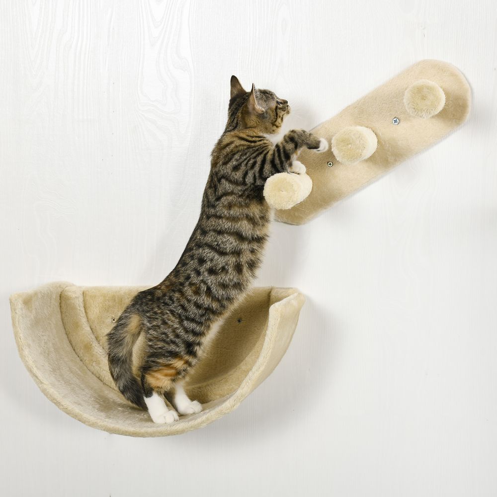 Multi Level Wall Mounted Cat Shelf