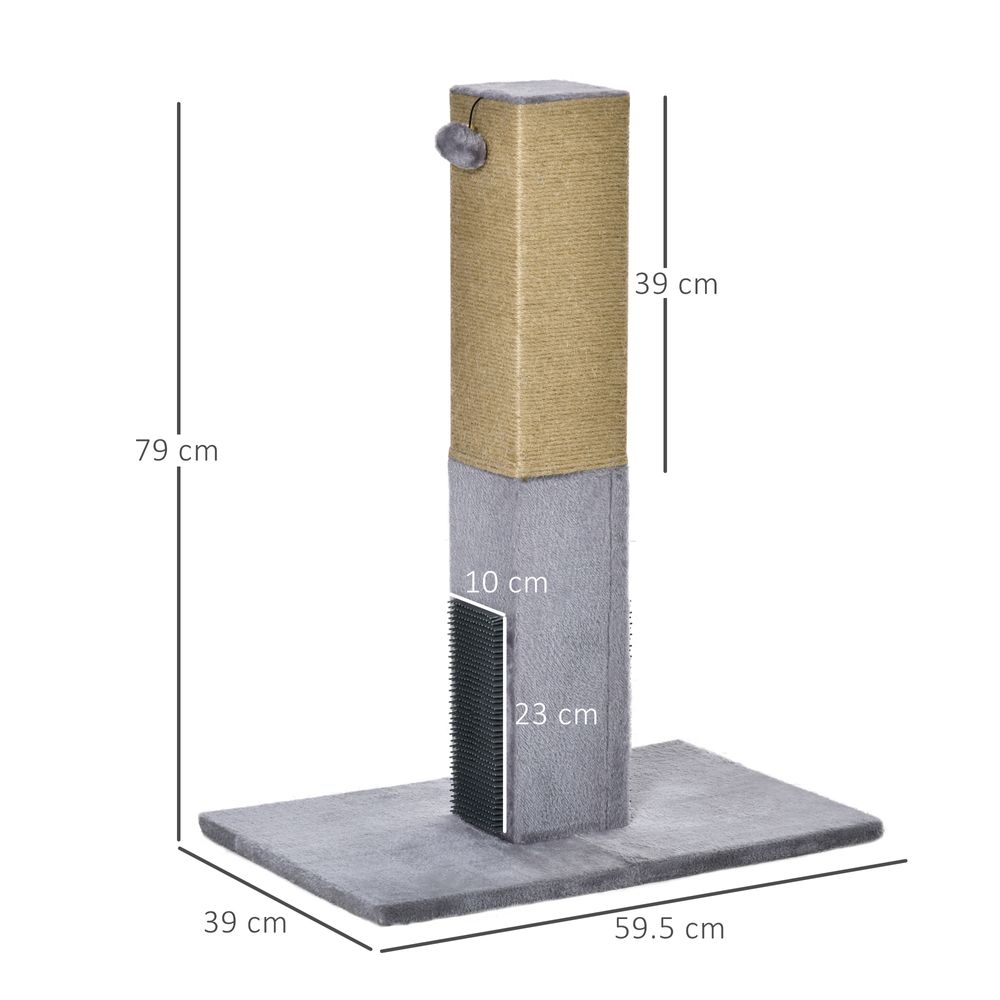 Indoor Scratching Post - Grey