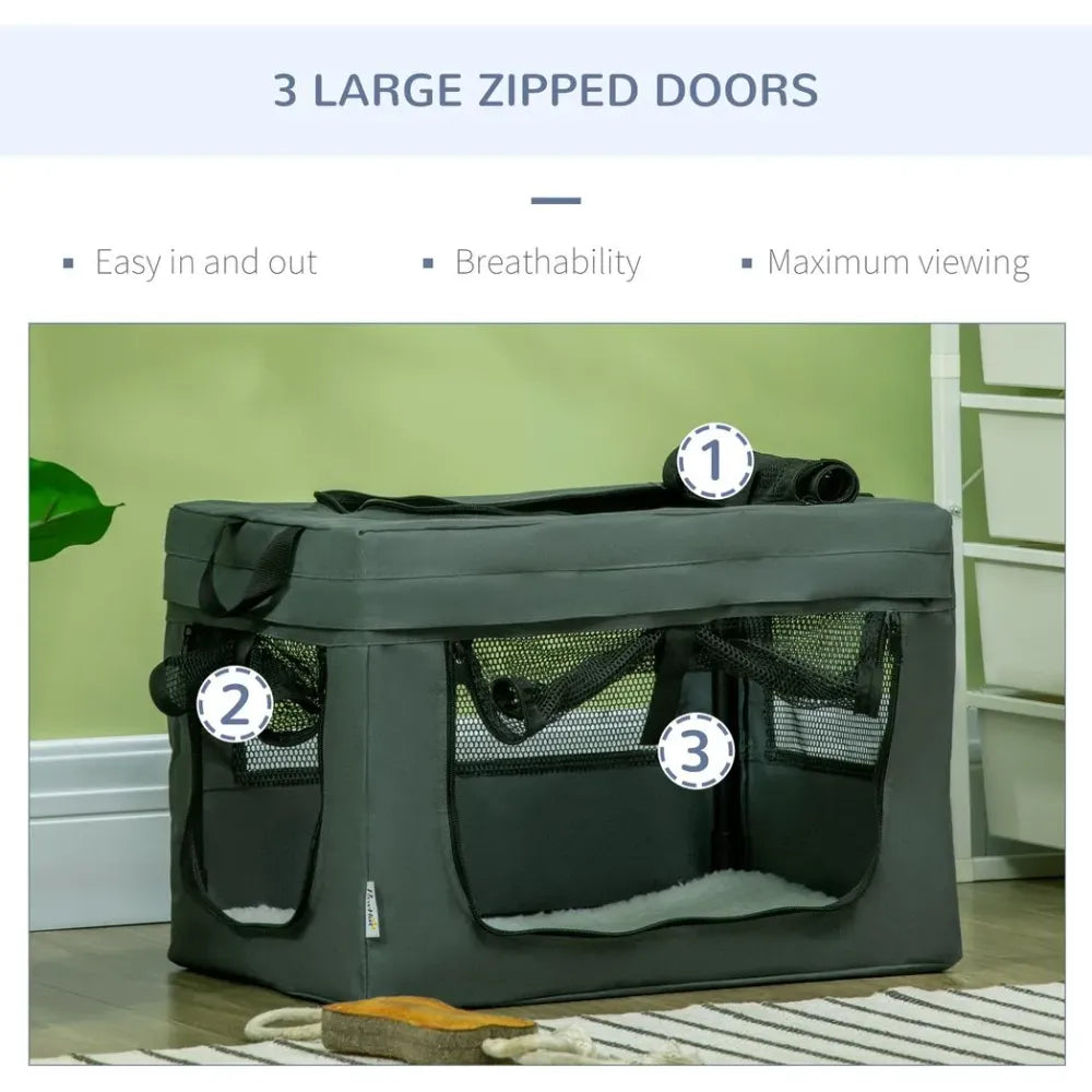 Small Cat Carrier in Grey