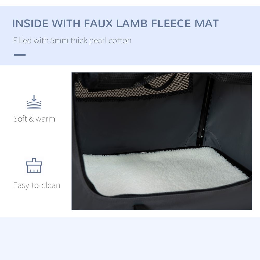 Large Cat Carrier Grey