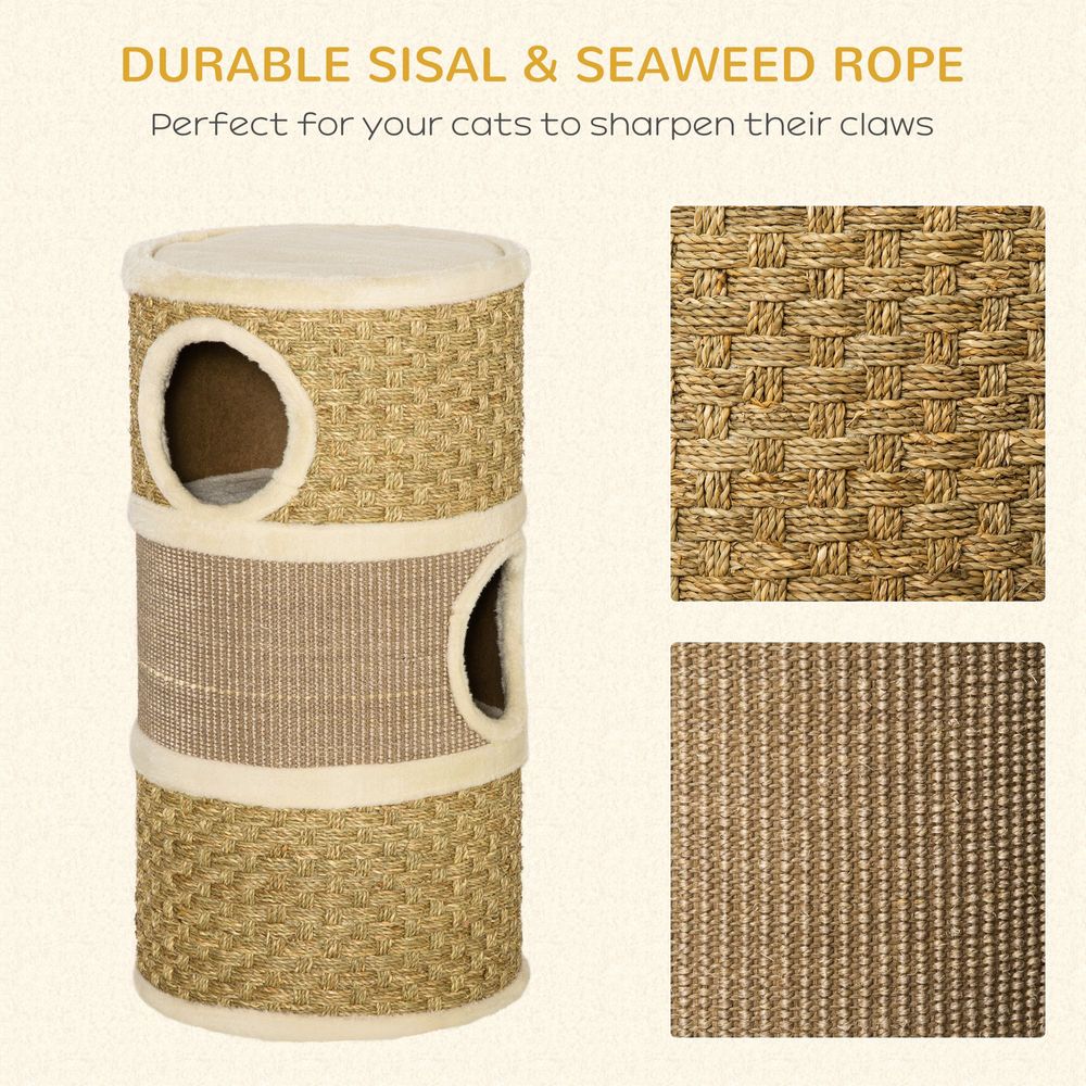 Cat Scratching Post Barrel