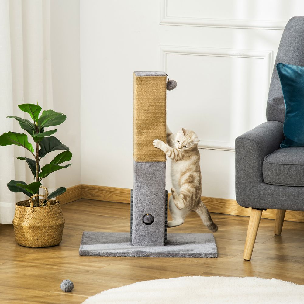 Indoor Scratching Post - Grey
