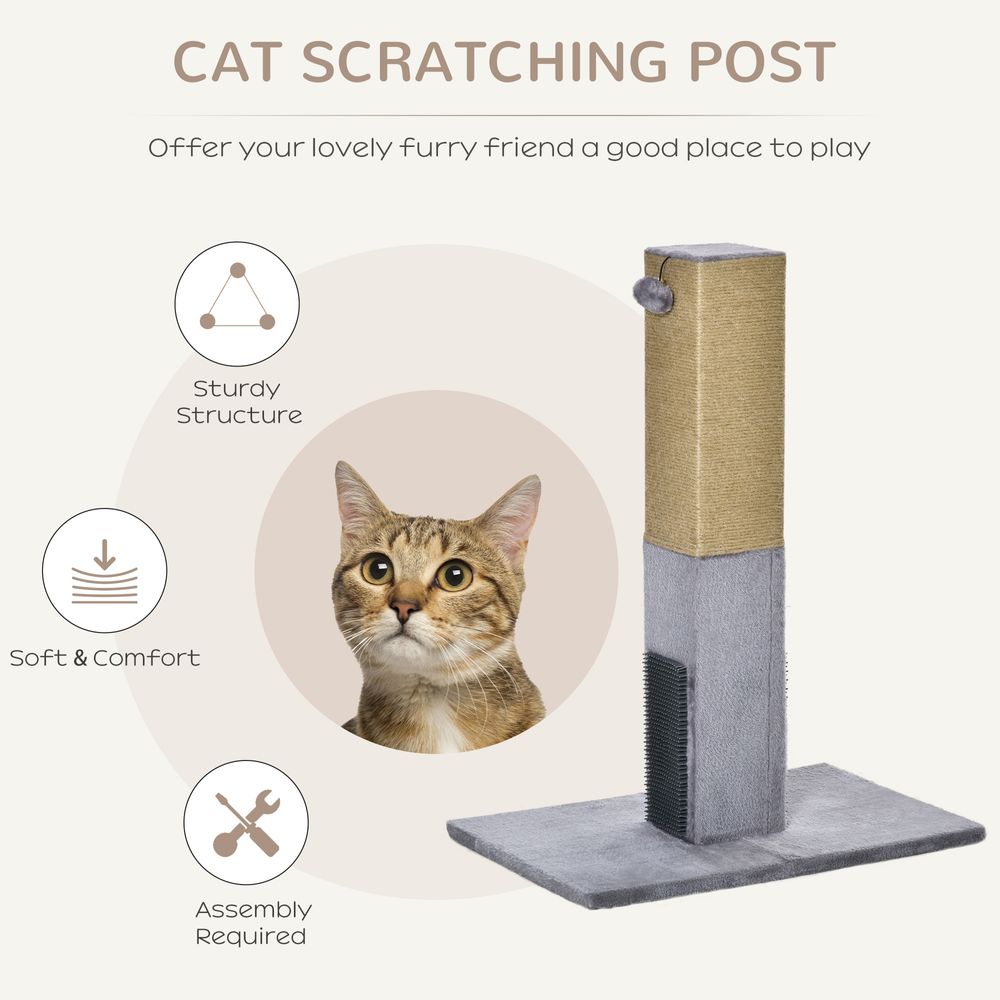Indoor Scratching Post - Grey