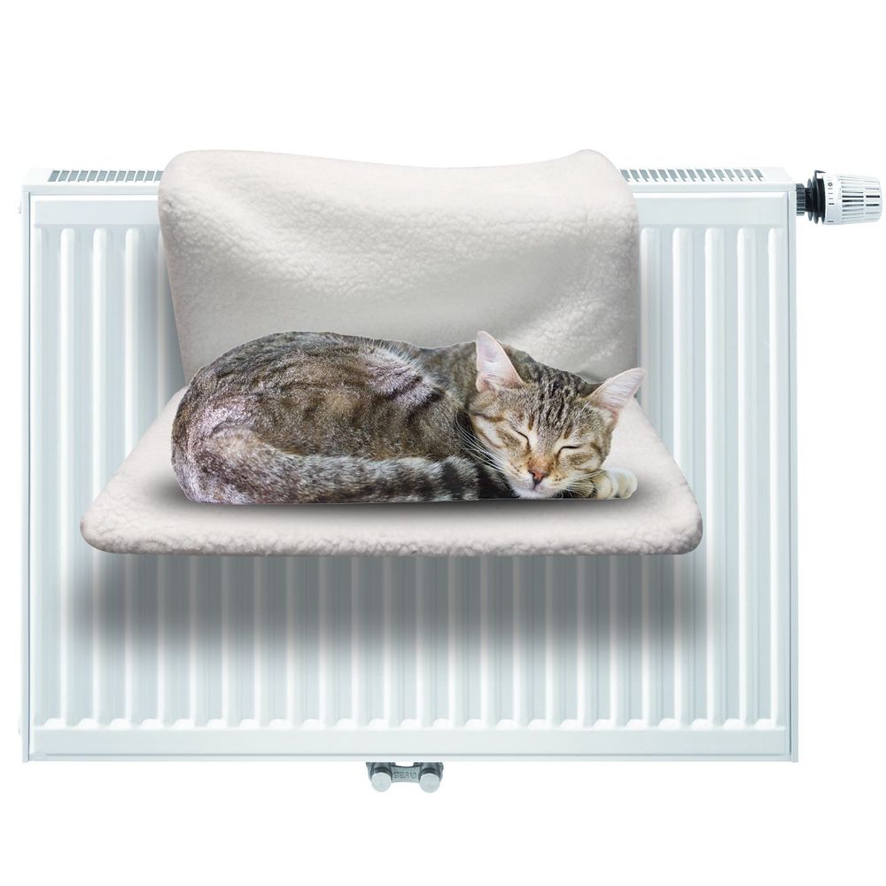 Cat Radiator Bed White