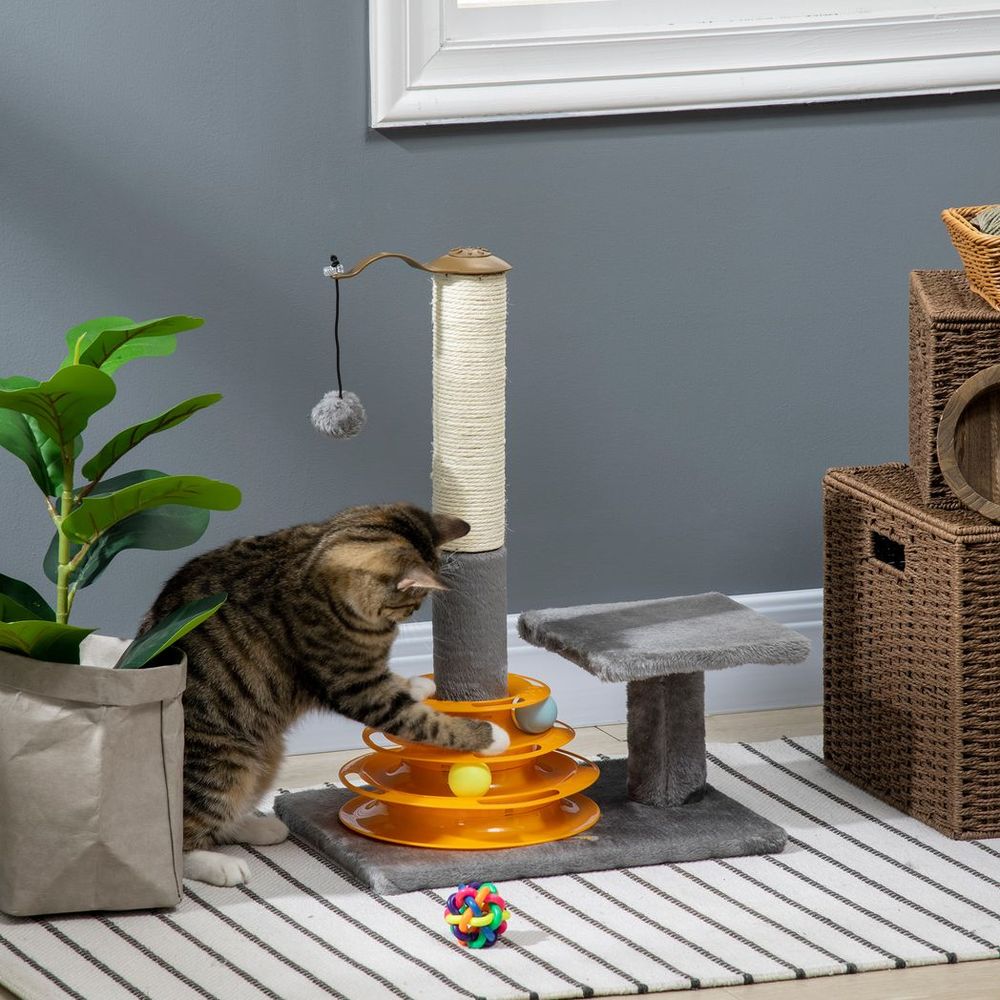 Cat Scratching Post Three In One