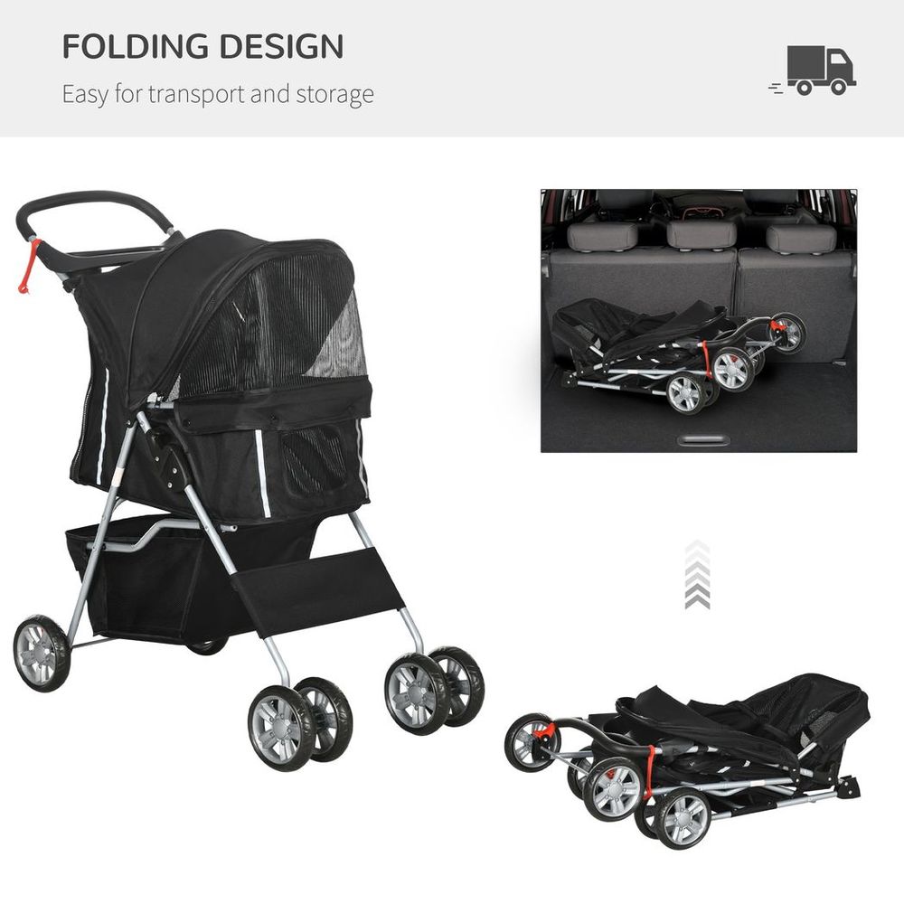 Four Wheel Pet Stroller