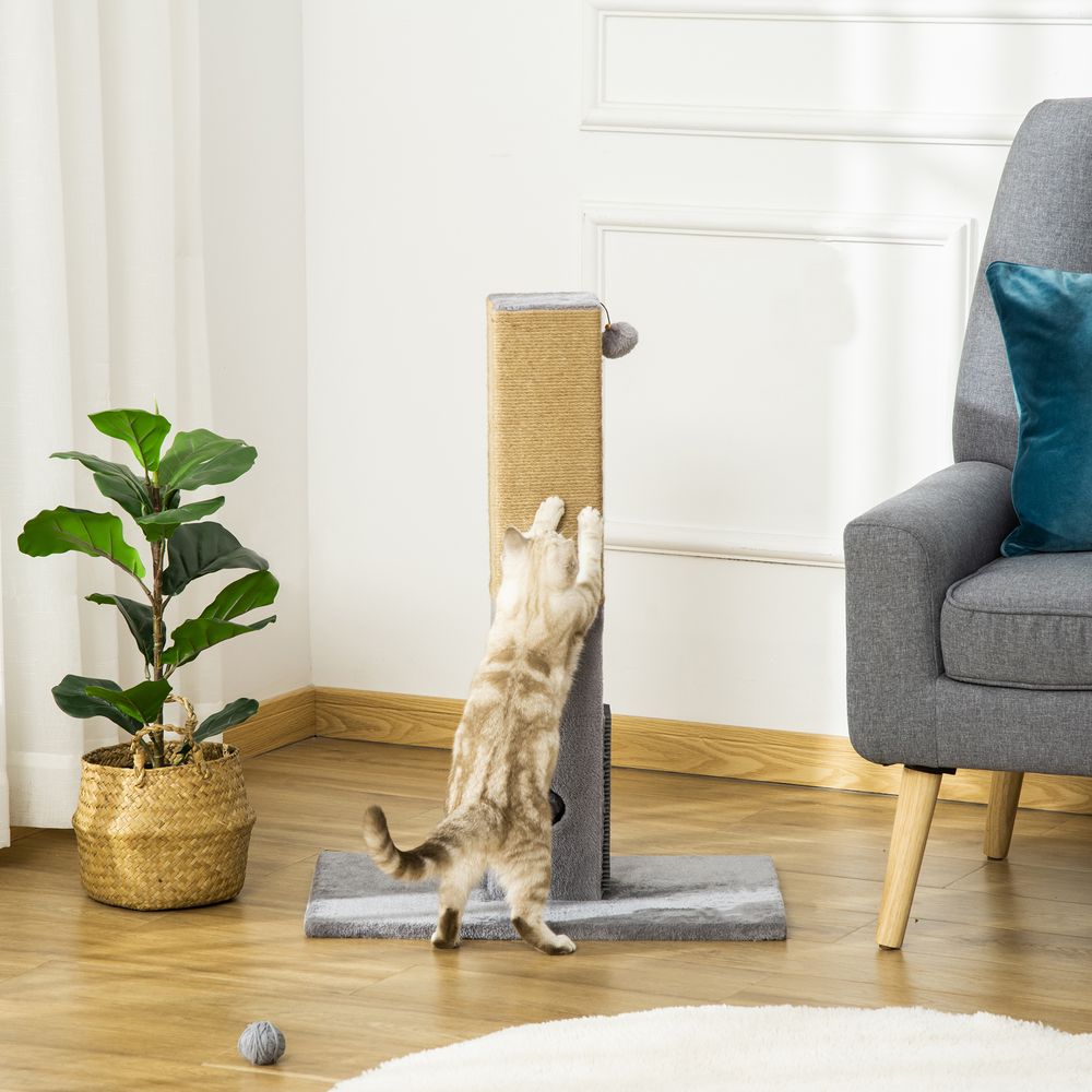 Indoor Scratching Post - Grey