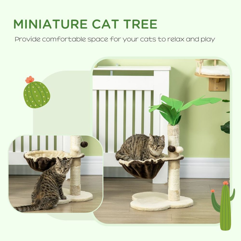 Cat Tree Palm Shaped