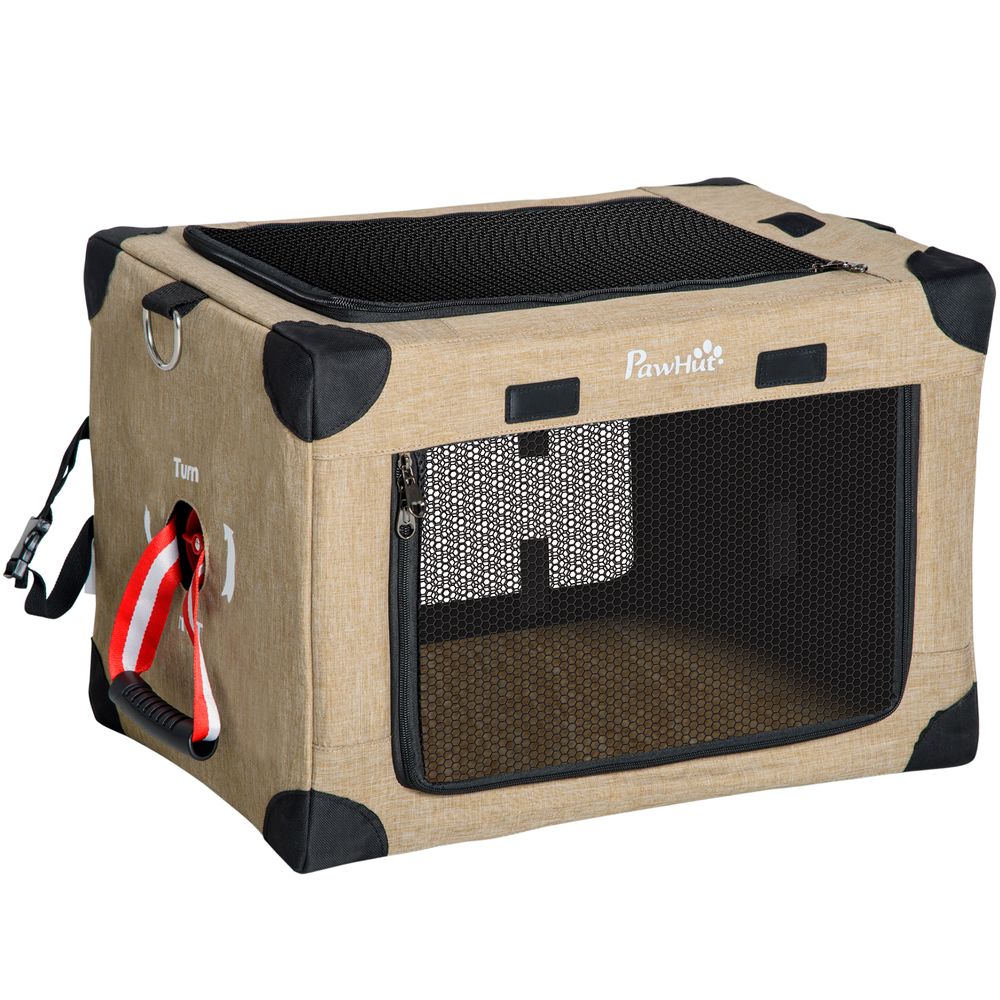 Foldable Cat Carrier Sand