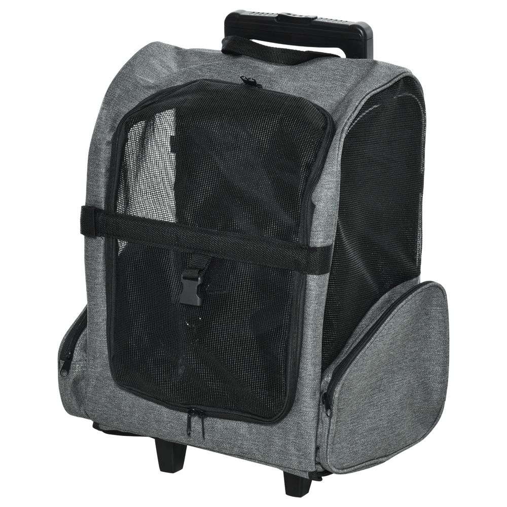 Backpack Cat Carrier With Wheels and handle