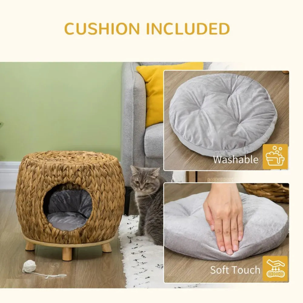 Cushion included with the Cat House Stool