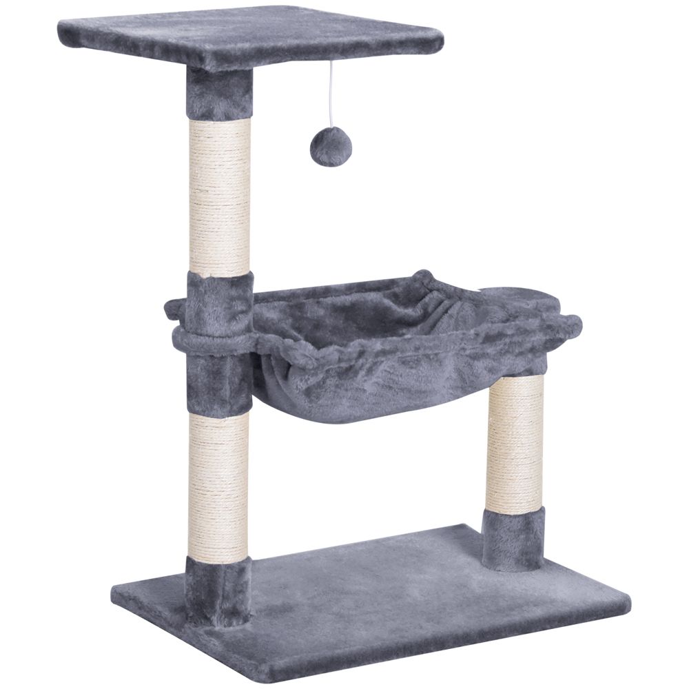 cat bed with perch scratching post bed and ball