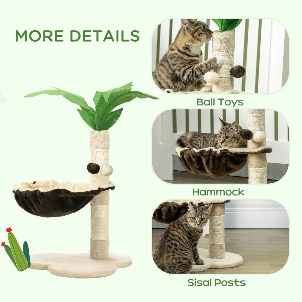 Cat Tree Palm Shaped