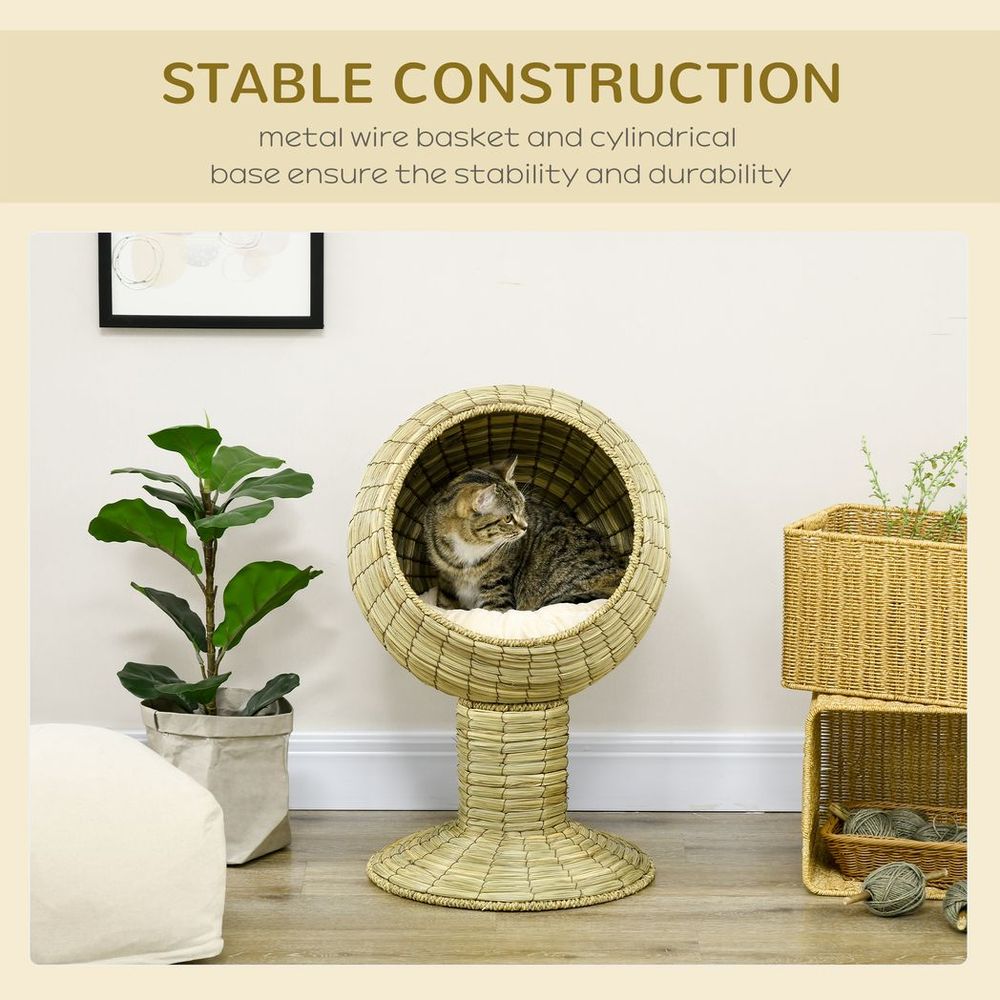 stable construction of a raised cat bed