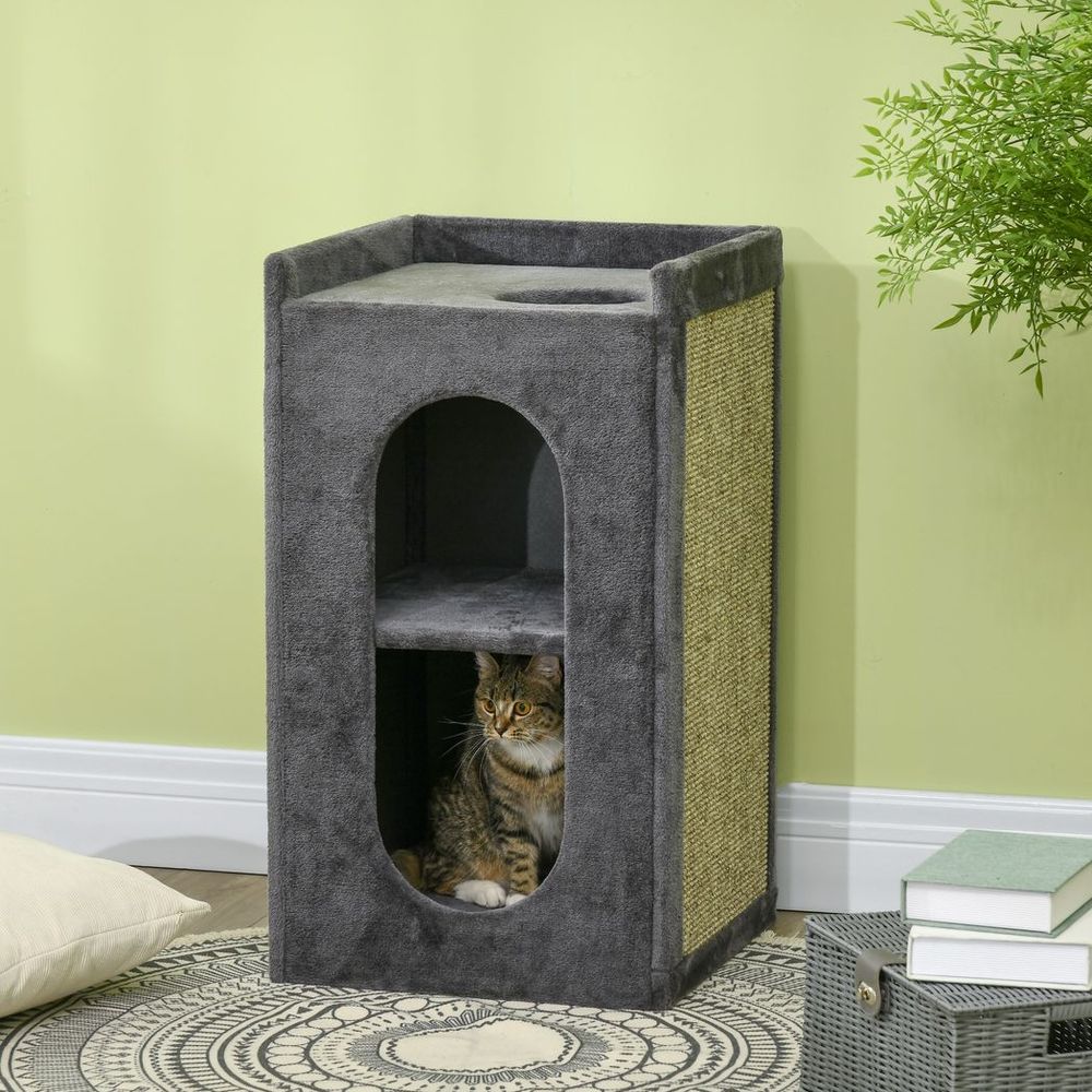 Two Door Cat Scratching Box