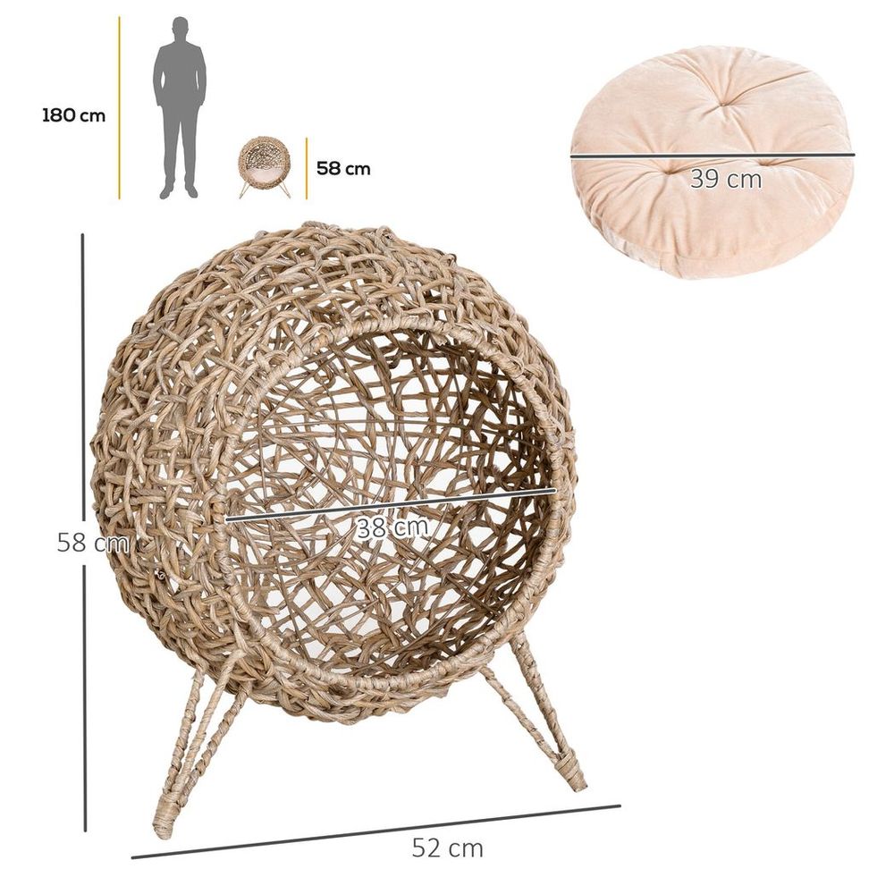 size of ball shaped bad bed cushions