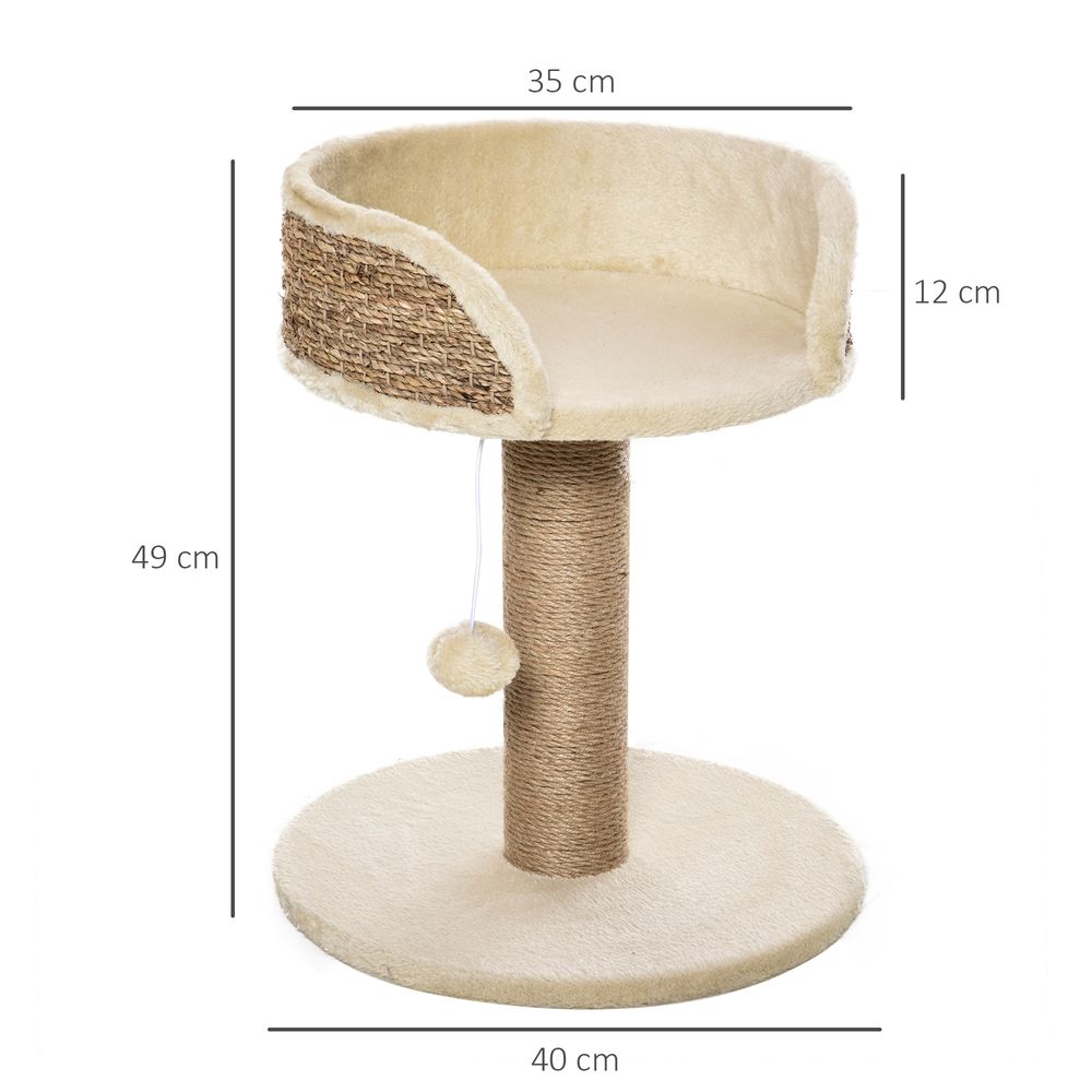Dimensions of a cat scratching post bed