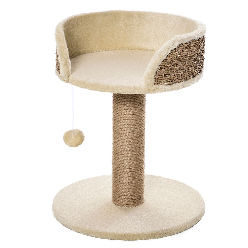 Cat Scratching post with a bed and play ball