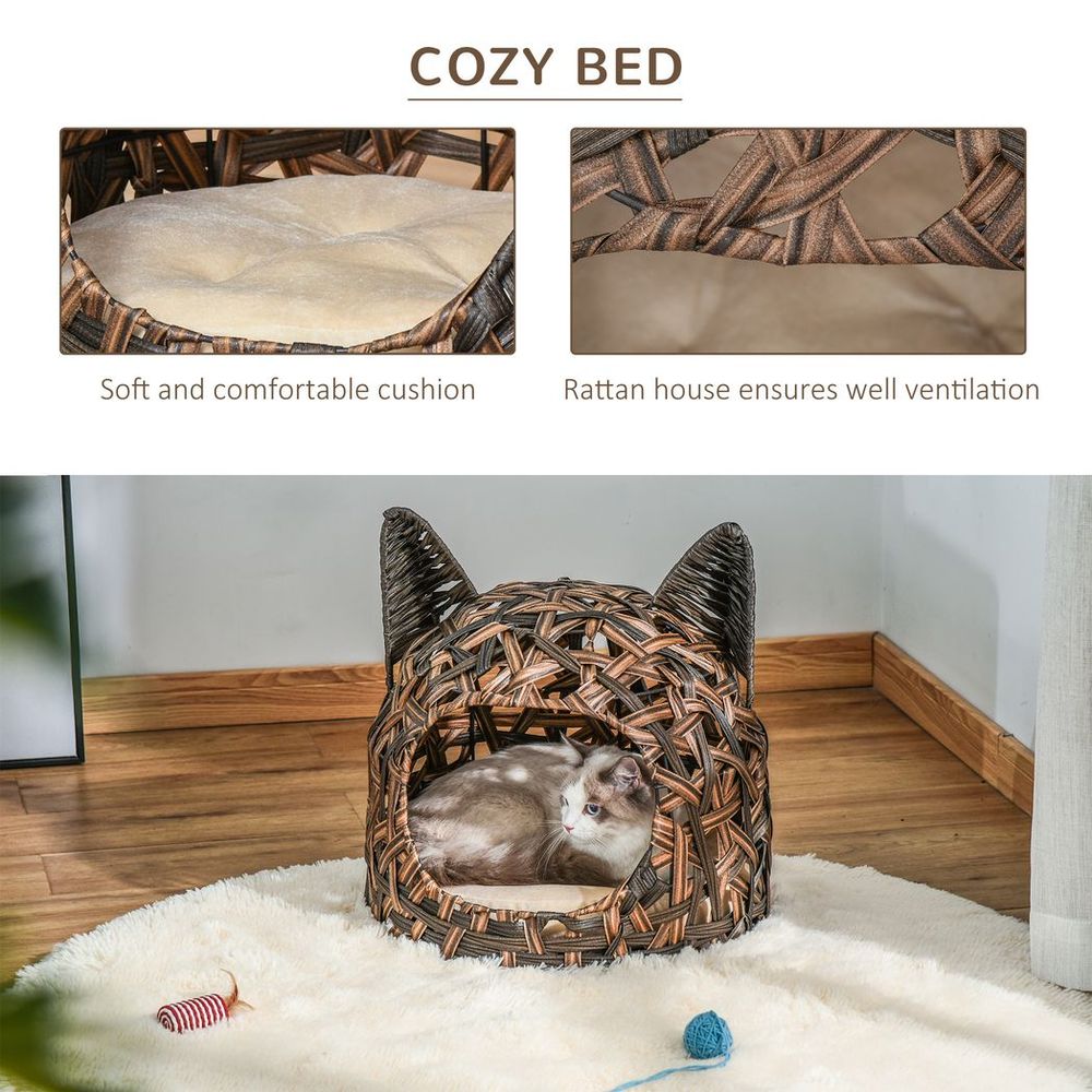 Cozy bed for cats to sleep in