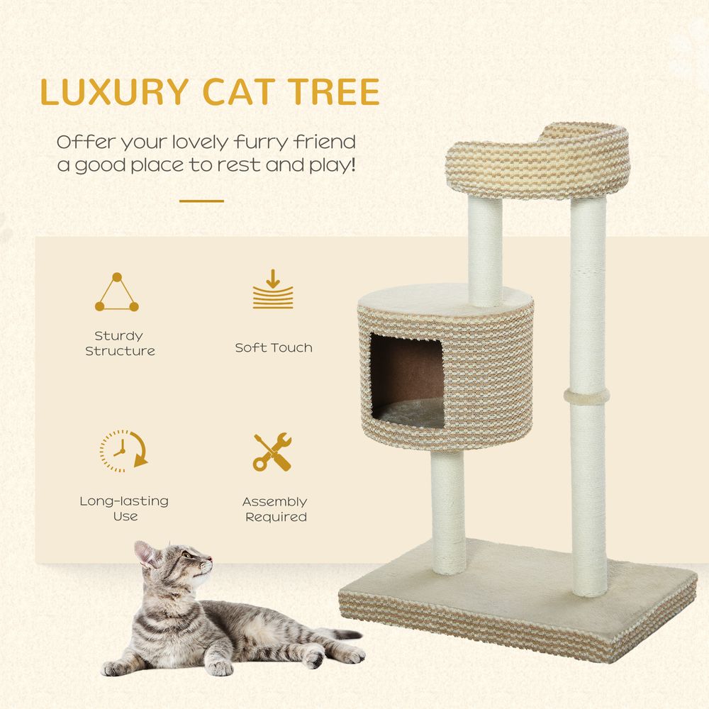 Luxury cat tree features