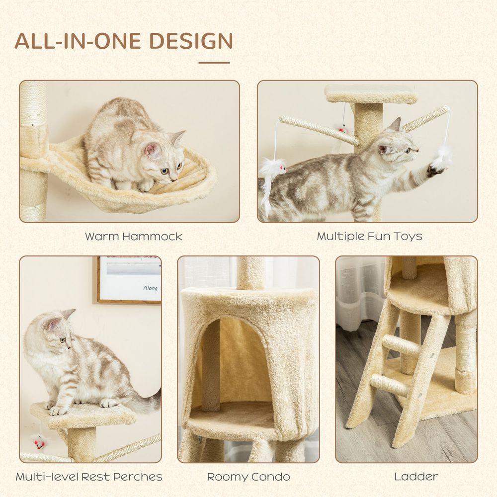 Cat Tree Four Tier toys