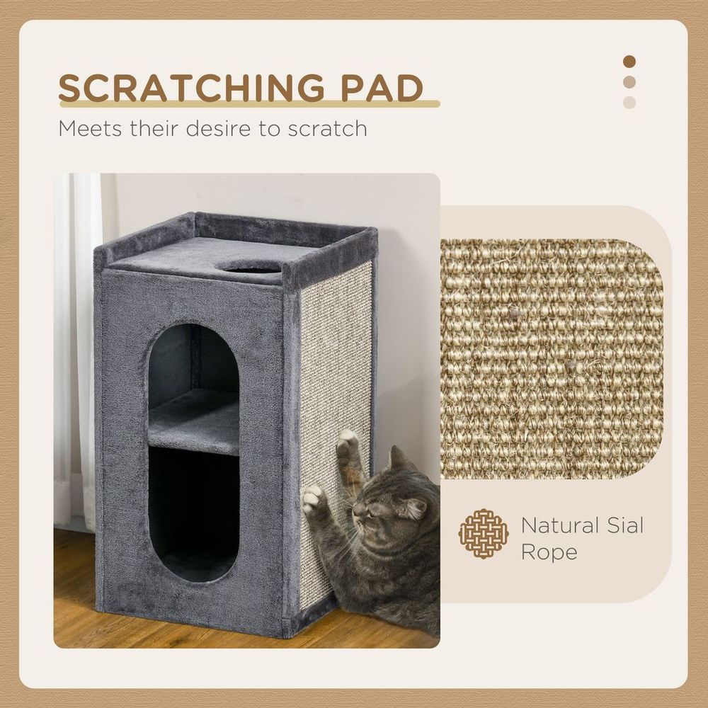 Two Door Cat Scratching Box