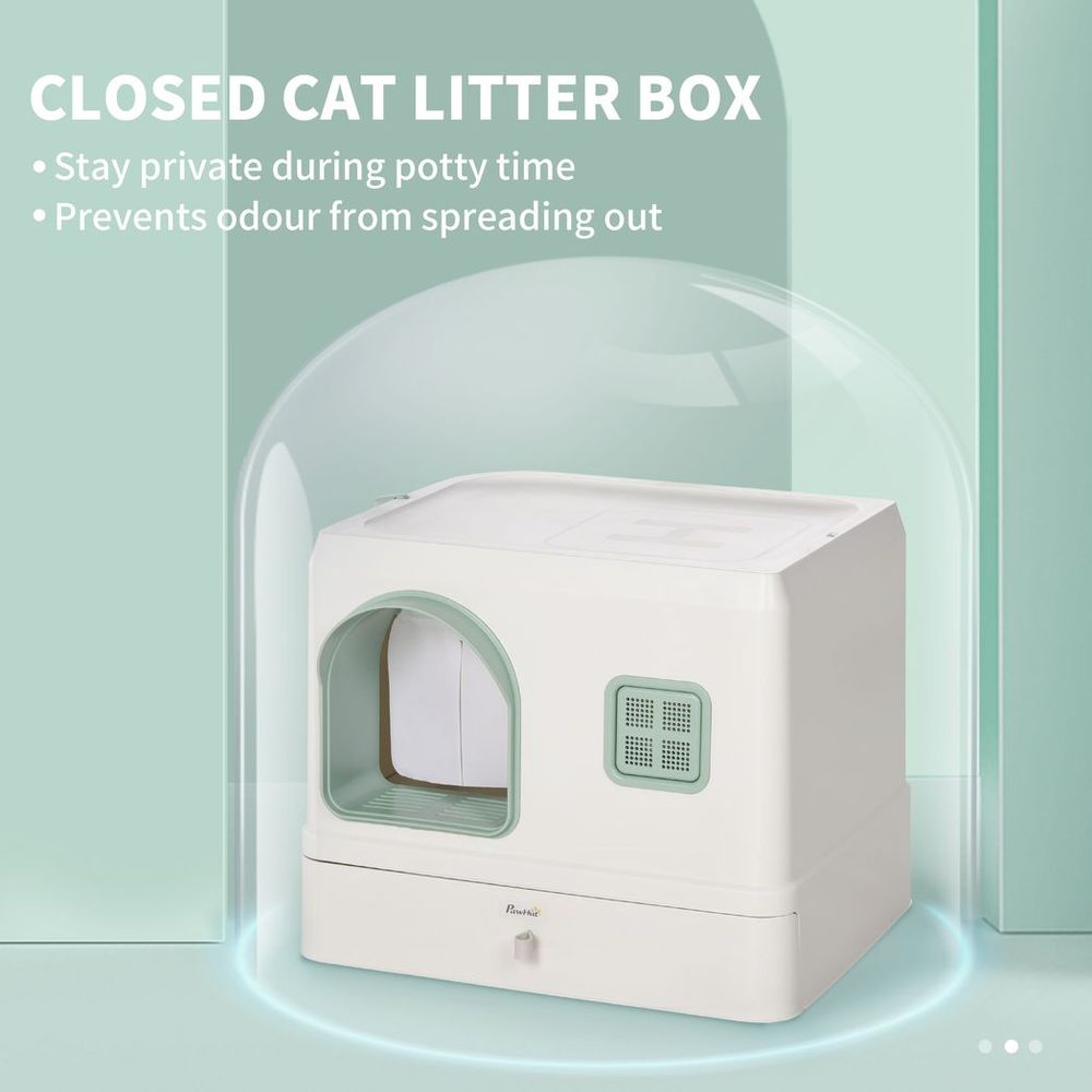 private and odour prevention cat litter box