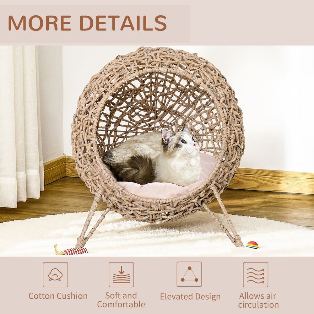 cat bed ball shape features